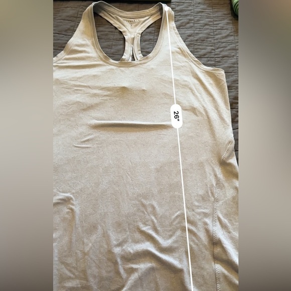 Athleta Racerback Tank Heather Gray Small - Picture 5 of 6